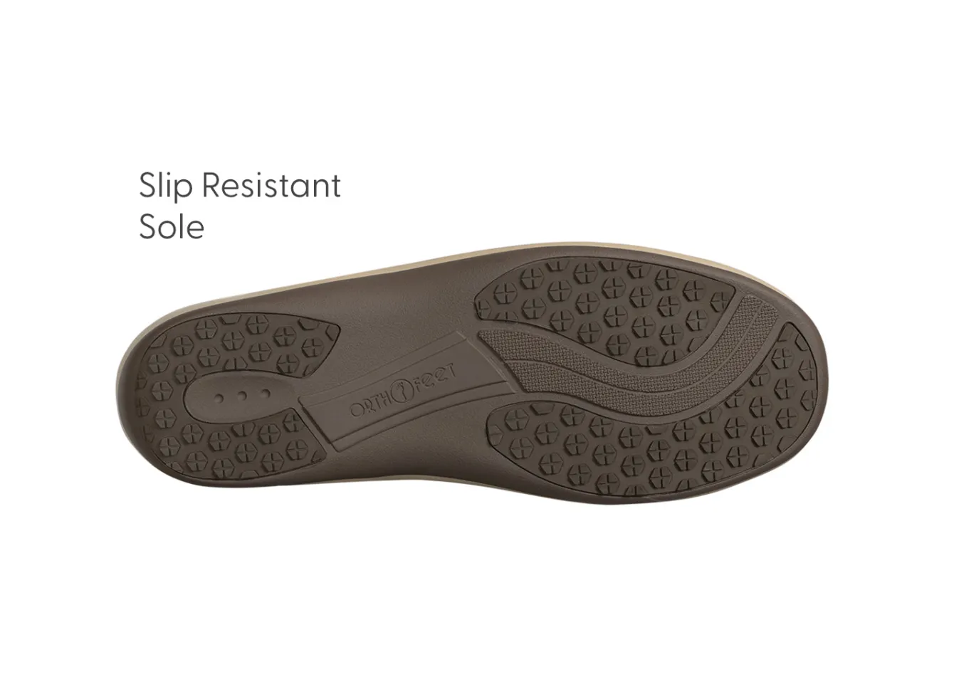 OrthoFeet Slippers|Casual Shoes<Lorin Hands-Free - Light Brown