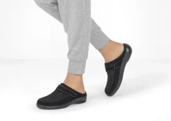 OrthoFeet Slippers<Louise - Black
