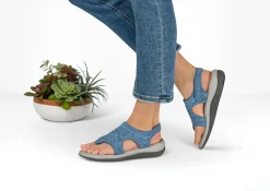 OrthoFeet Sandals<Lyra - Blue