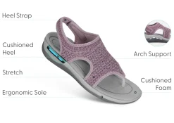 OrthoFeet Sandals<Lyra - Rose