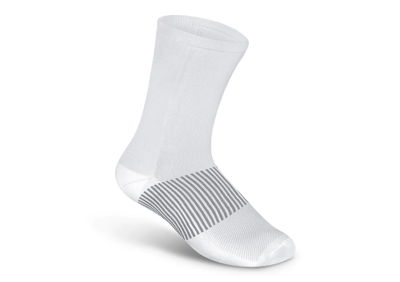 OrthoFeet Compression Socks<Mid-Calf Compression Socks - 18-25 mmHg - White