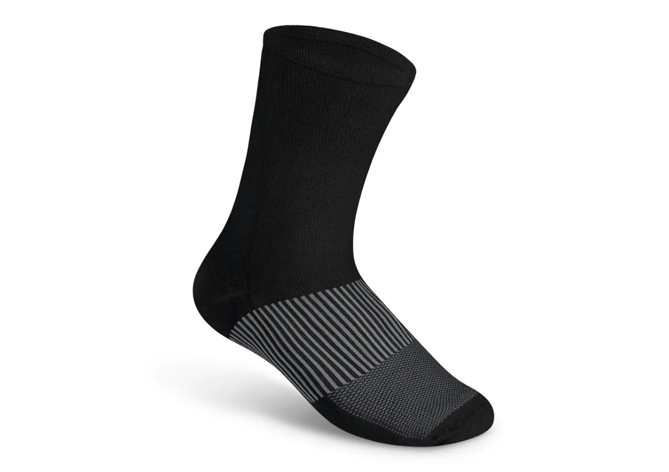 OrthoFeet Compression Socks<Mid-Calf Compression Socks - 18-25 mmHg - Black