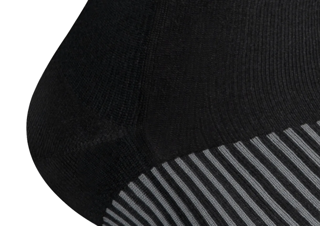 OrthoFeet Compression Socks<Mid-Calf Compression Socks - 18-25 mmHg - Black