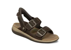 OrthoFeet Sandals|Hands-Free Shoes<Minerva Hands Free - Brown