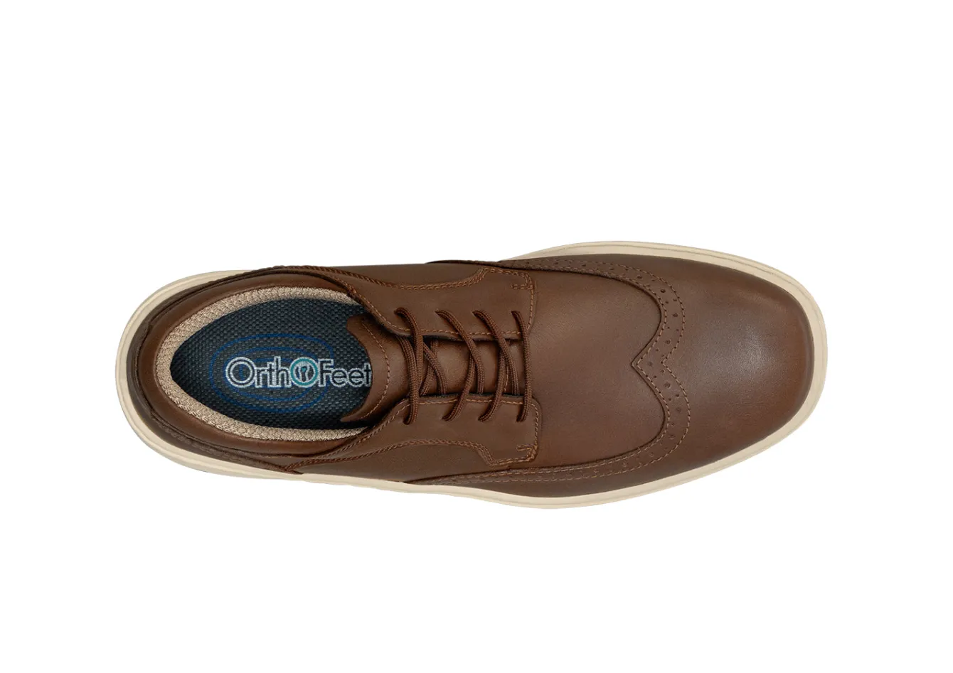 OrthoFeet Casual Shoes|Dress Shoes<Moreno - Brown