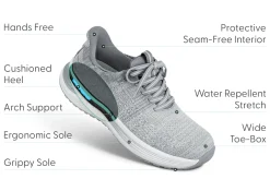 OrthoFeet Sneakers|Athletic Sneakers<Nira Hands-Free - Light Gray