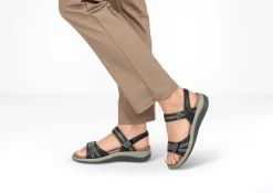 OrthoFeet Sandals<Paloma - Black