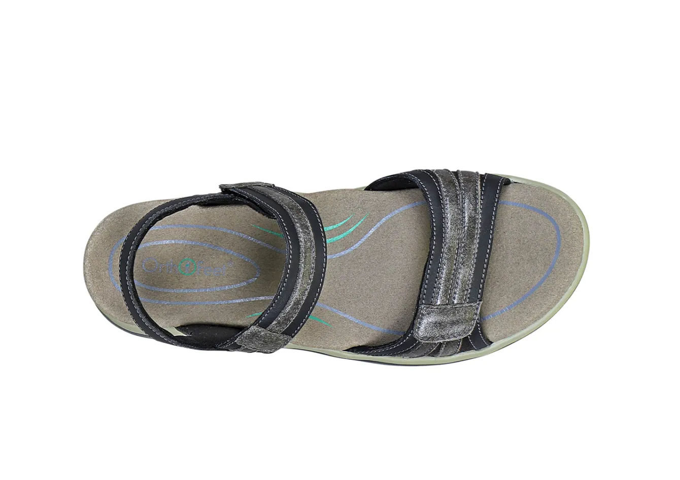 OrthoFeet Sandals<Paloma - Black