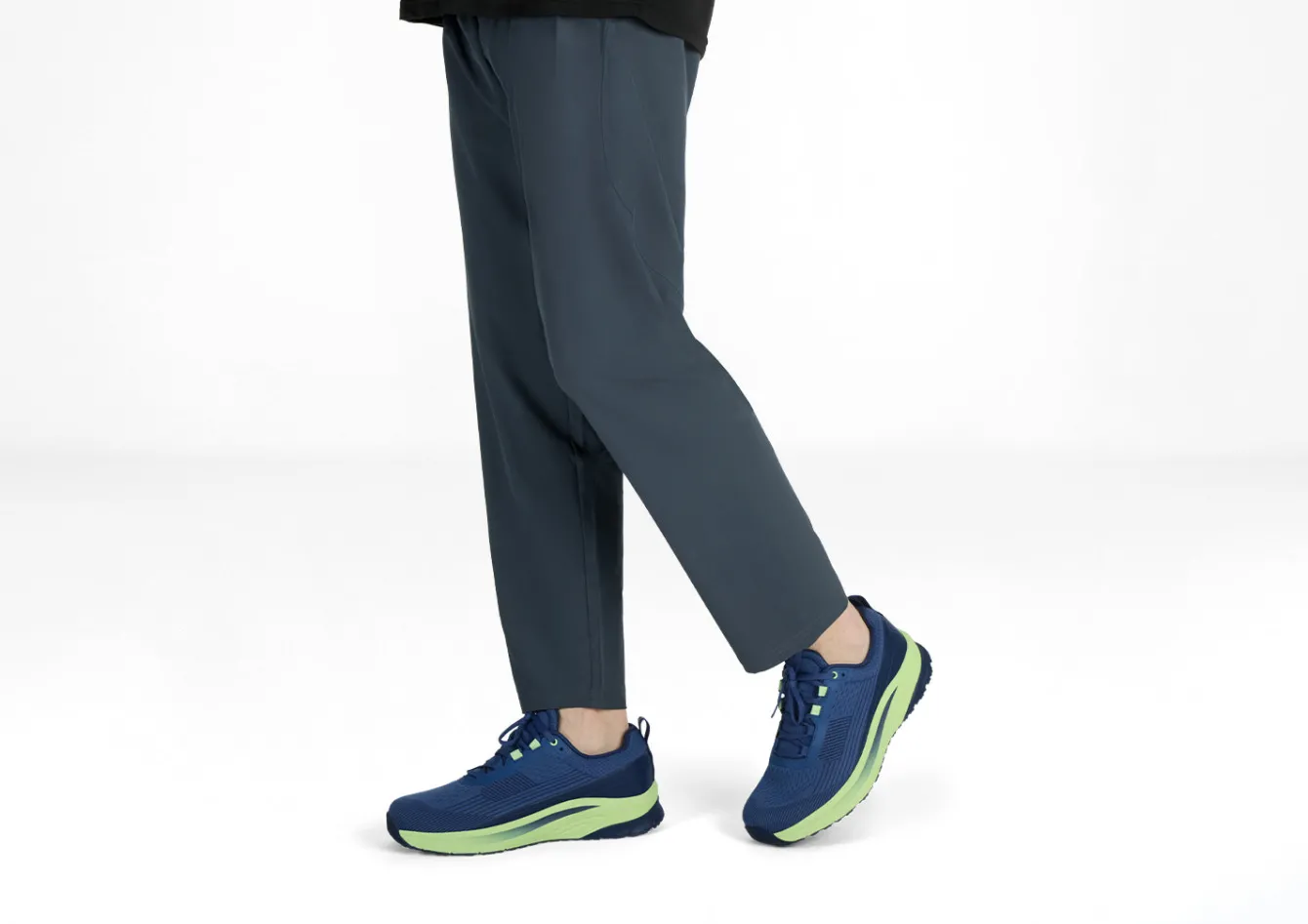 OrthoFeet Sneakers<Race - Blue/Green