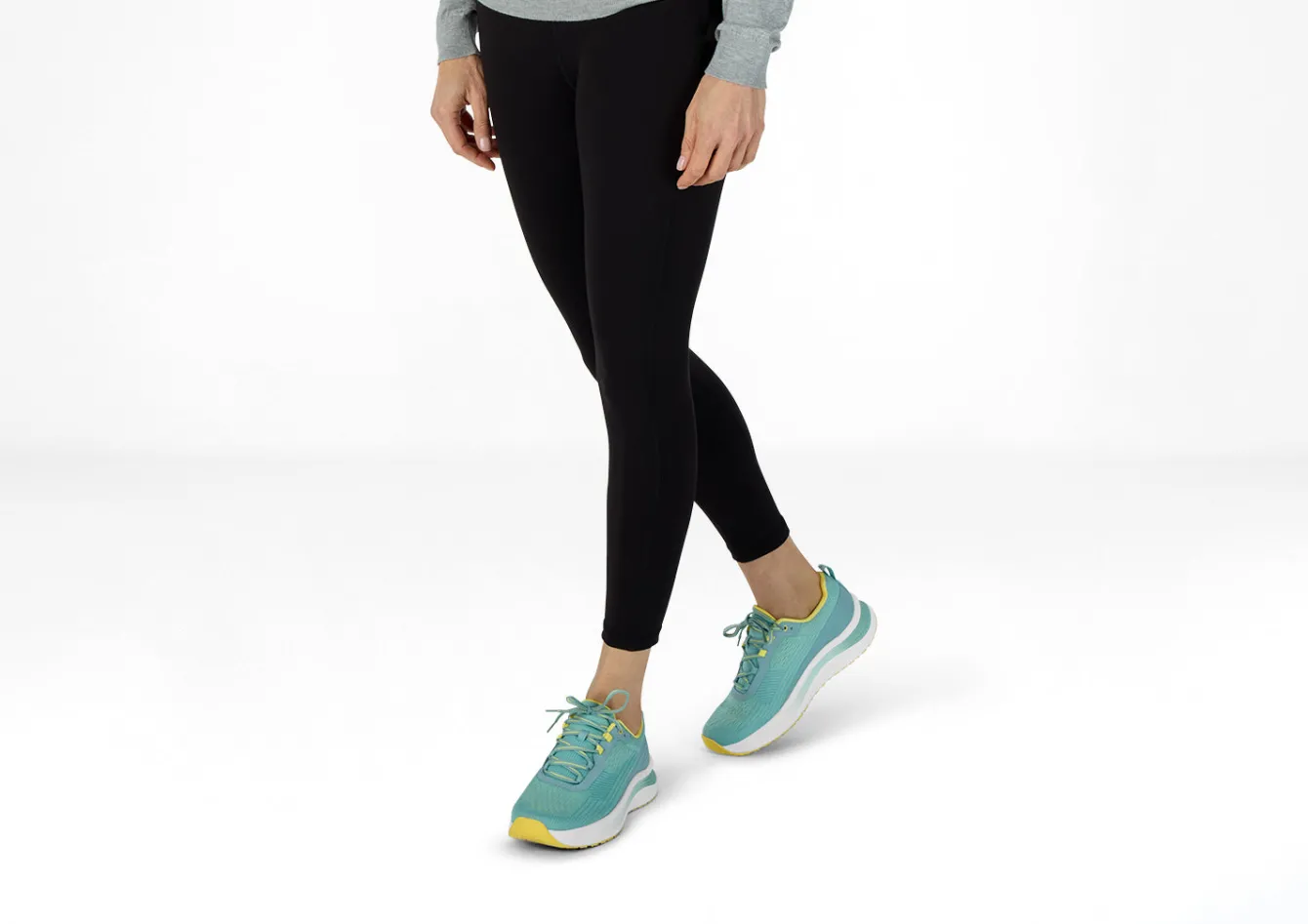 OrthoFeet Sneakers|Athletic Sneakers<Relay - Turquoise Yellow