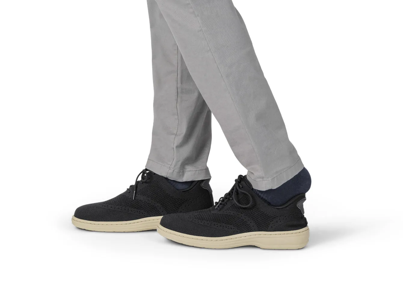 OrthoFeet Casual Shoes|Hands-Free Shoes<Rex Hands-Free - Black