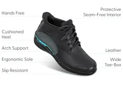 OrthoFeet Boots|Hands-Free Shoes<Rosel Hands-Free - Black