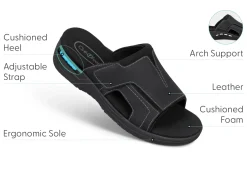 OrthoFeet Sandals<Sarasota - Black