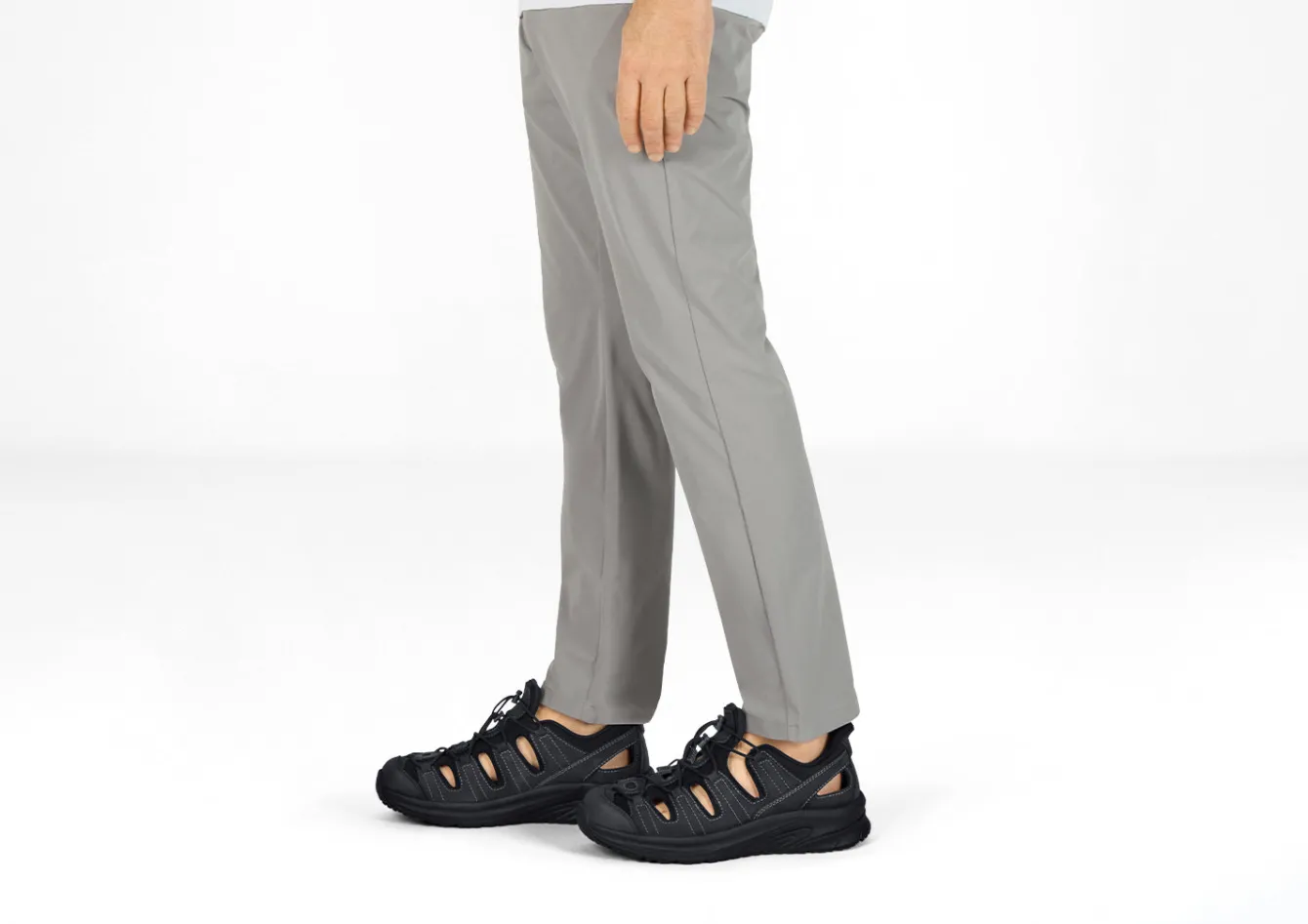 OrthoFeet Sandals|Hands-Free Shoes<Saturn Hands-Free - Black