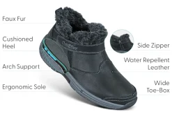 OrthoFeet Boots<Siena - Black