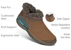 OrthoFeet Boots<Siena - Brown