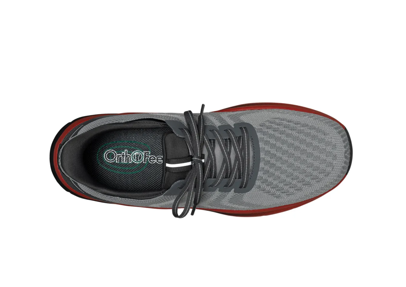 OrthoFeet Sneakers|Hands-Free Shoes<Tilos Hands-Free - Gray/Red