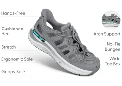 OrthoFeet Sandals|Hands-Free Shoes<Venus Hands-Free - Gray