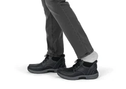 OrthoFeet Boots|Hands-Free Shoes<Verno Hands-Free - Black
