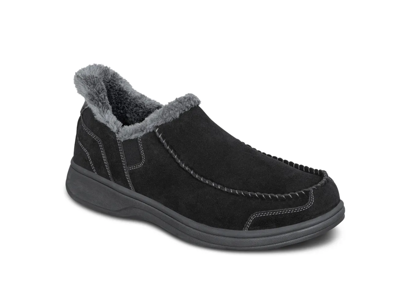 OrthoFeet Slippers|Casual Shoes<Vito Hands-Free - Black