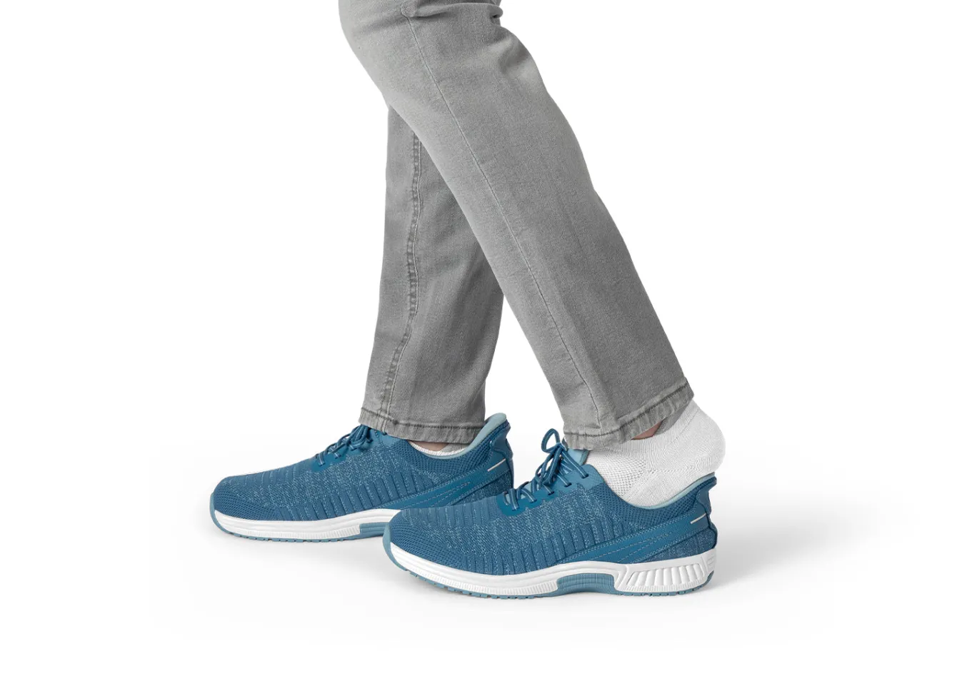 OrthoFeet Sneakers|Hands-Free Shoes<Yari Hands-Free - Blue