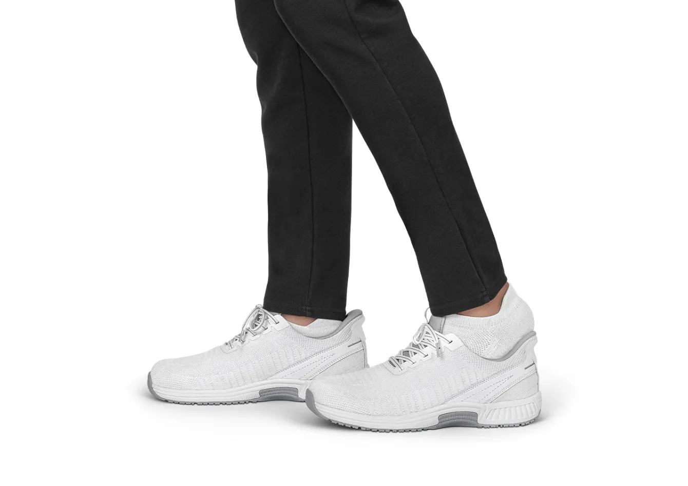 OrthoFeet Sneakers|Hands-Free Shoes<Yari Hands-Free - White